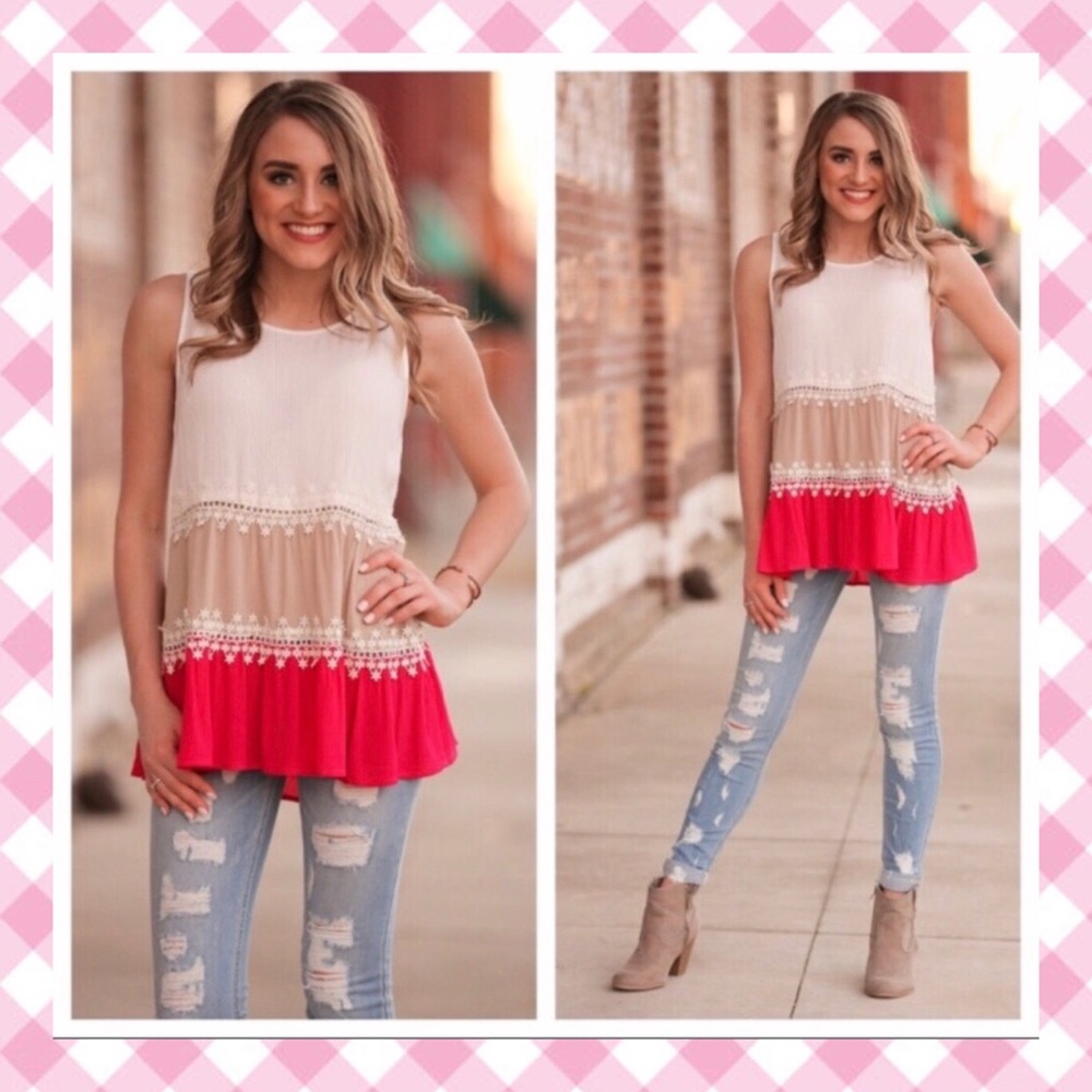 Infinity Raine Color Block Tunic